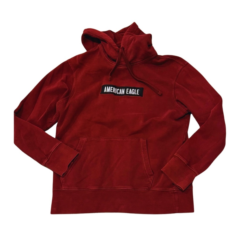 American Eagle Embroidered Logo Hoodie
